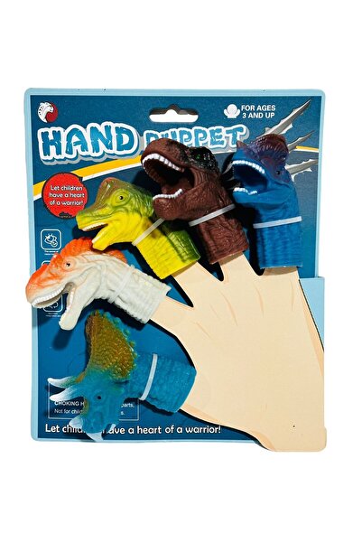 tmtoysandmore Dinazor T-rex 5 Model Set Dinozor parmak kuklası