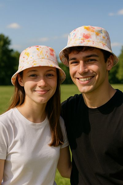 Mavelle Women's Batik Patterned Bucket Hat