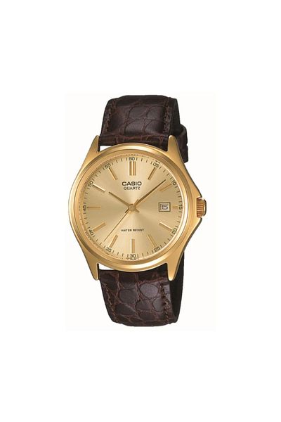 Casio ساعة كاسيو للرجال بمينا ذهبي تناظري - MTP-1183Q-9A