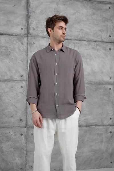 NOMARC Smoked Nmrc Muslin Oversize Shirt