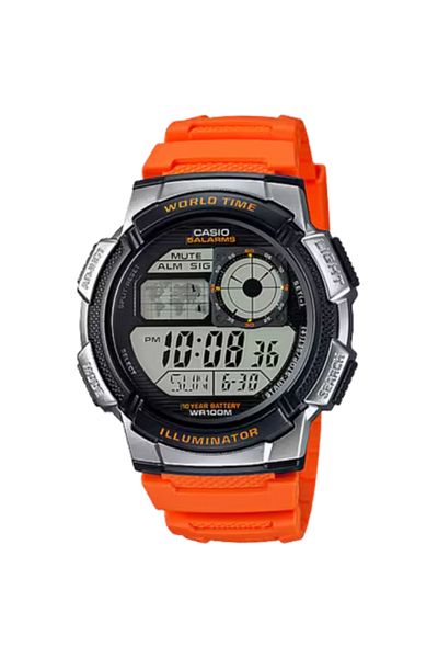 Casio ساعة كاسيو الرقمية للرجال بمينا رمادي - AE-1000W-4B
