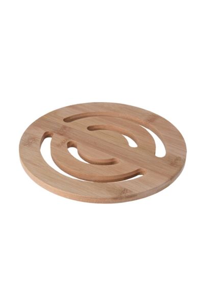 Excellent Houseware Bamboo Hot Pot Holder – Round, 20x1 cm, Excellent Houseware