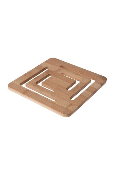 Excellent Houseware Bamboo Hot Pot Stand – 20x20x1 cm, Excellent Houseware