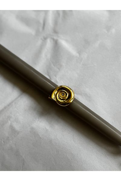 shop Spiral Design Gold Ring (Adjustable Size)