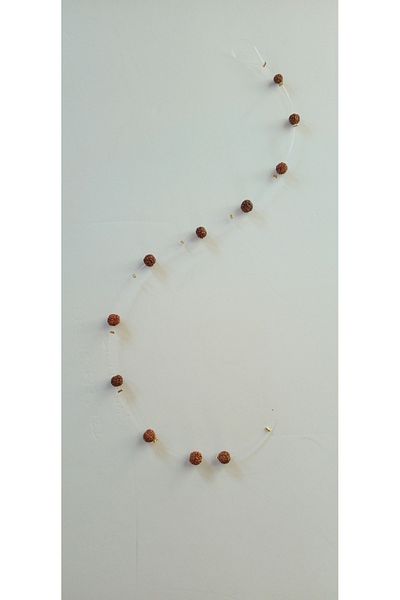 tutu tasarım alaçatı Hair Bead Rudrashka Seed Hair Accessory