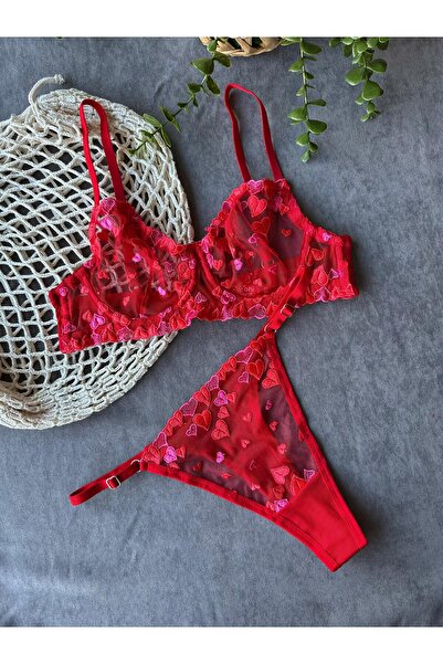 Fleur de Lingerie Puha Princess Lace részletes, aládrótozott melltartó és tanga szett