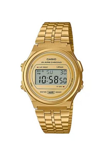 Casio CASIO Unisex's Digital Grey Dial Watch - A171WEG-9ADF