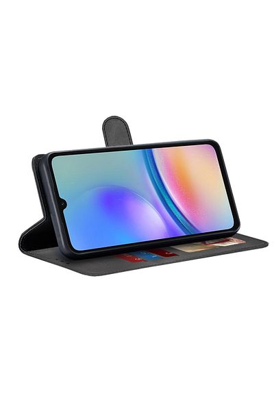 SKYDDAR INNOVATION Case for Samsung Galaxy A05s, Diary Book, book type, with Inner Wallet, Black, sticker set
