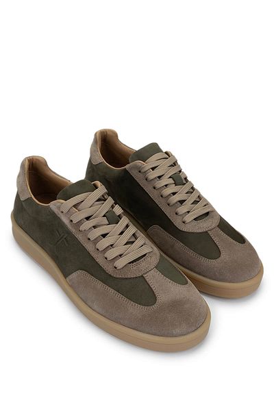 Tamer Tanca Men's Genuine Leather Khaki Sneakers & Sports Shoes