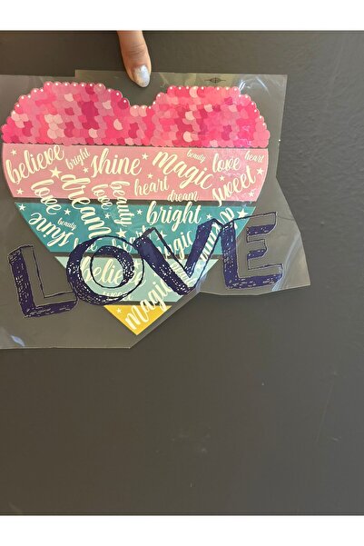 Gönülden Tasarım Imprimare cu transfer de inimă cu design care se lipsește pr...