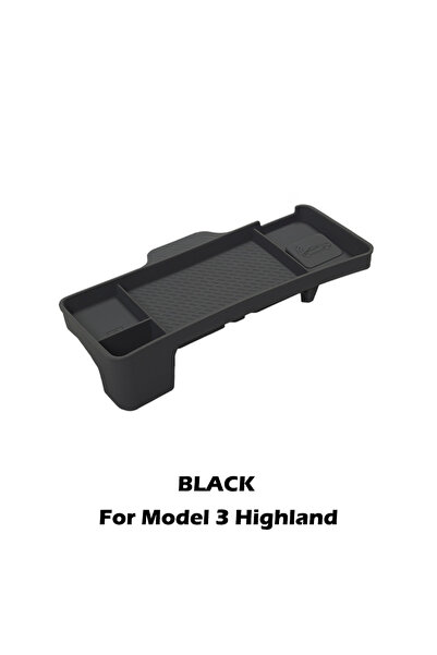 Choice Black Silicone Dashboard Storage Tray For Tesla Model Y Juniper 2025 M...