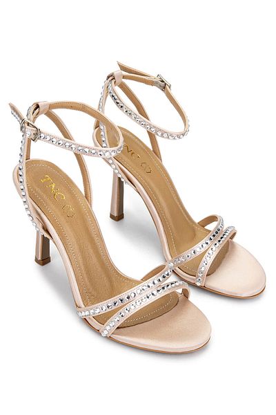 Tamer Tanca Women's Vegan Yellow Heeled Shoes