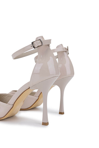 Tamer Tanca Women's Vegan Beige Heeled Shoes