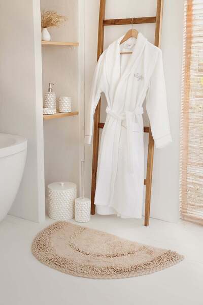 İrya Moon 100% Cotton Bath Mat Mocha 50X80