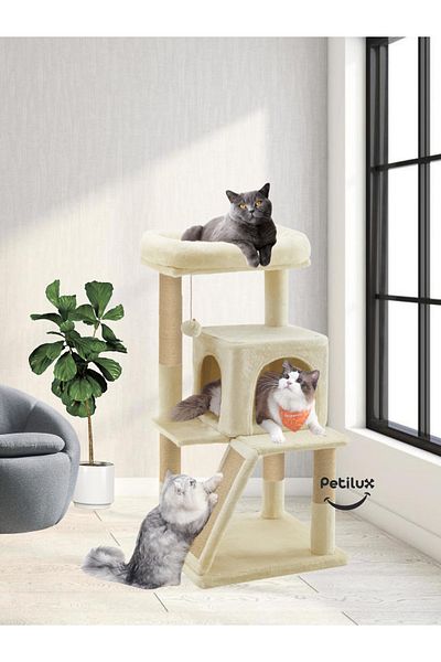 Petilux Decorative Cat Scratching House with Terrace