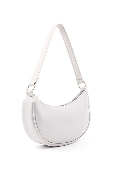 SHAKA Gray Single Compartment Faux Leather Hand and Shoulder Bag L:12 E:26 W:6 cm