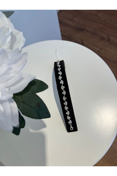 BEREN KILIÇ Helena Crystal Stone Bracelet Promise Engagement Wedding Wedding Bracelet Gift Bracelet