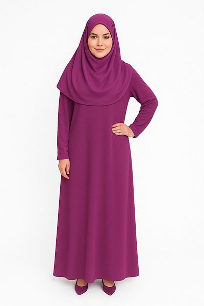ZEHRANAZ NAMAZ ELBİSESİ Prayer Dress (Light Purple)