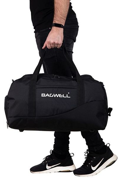 BAGWELL Geantă sport de călătorie și fitness cu compartiment pentru încălțăminte