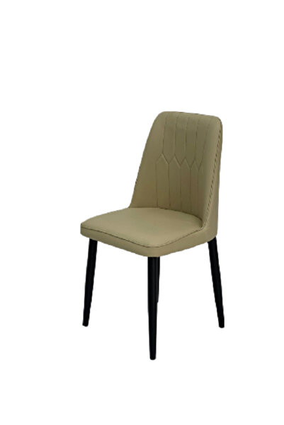 rexa Armless Upholstered Side Dining Chair with Vegan Leather, Light Gray 92*...