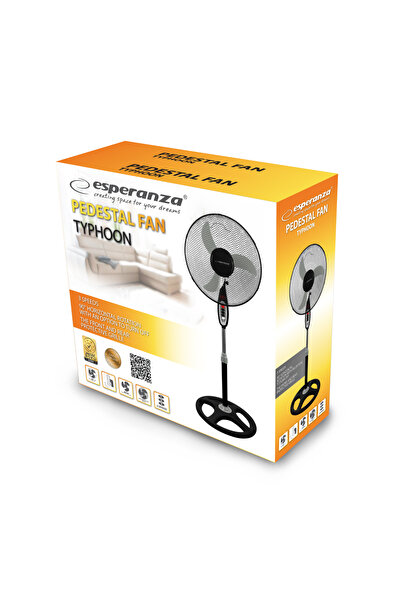 ESPERANZA Ventilator cu picior Esperanza EHF002KE, 3 viteze, 50W, 40 cm diame...