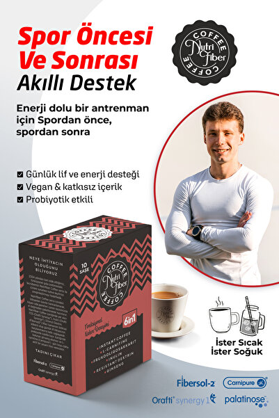 Nutrifiber Coffee Detox Kahvesi, Hindiba Kahvesi Inülin,l-karnitin, Prebiyotik