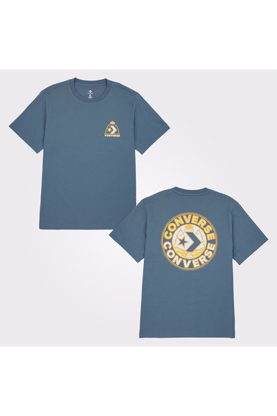 Converse Classic Erkek Baskılı Beyaz T-Shirt