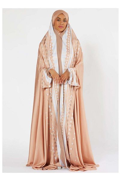 Sabr 'Sanaa' Prayer Dress, Beige, 170cm, S-M