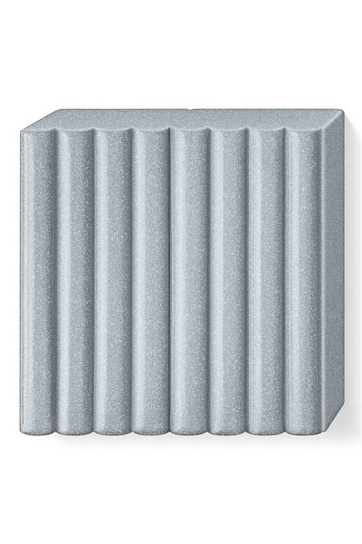 Bafimo FIMO Effect Modeling Clay 57g Nickel Silver Metallic