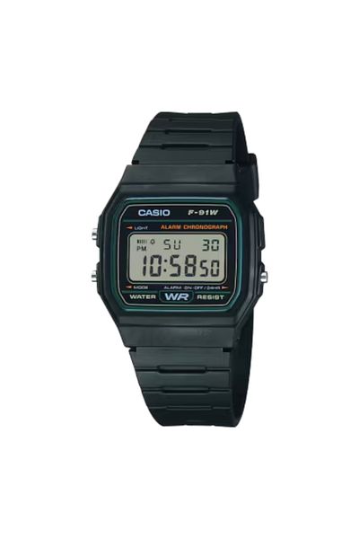 Casio Unisex's Digital Grey Dial Watch - F-91W-3D
