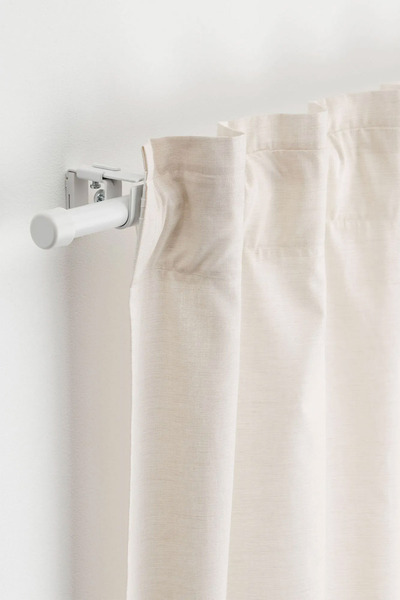 Binbirreyon Adjustable Curtain Rod Rustic 120-210cm Include Fittings 19mm Kd102