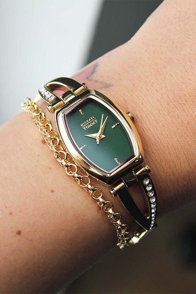 MICHAEL TOMMY Mt325010Lsyy23 Women's Wrist Watch with Steel Cord