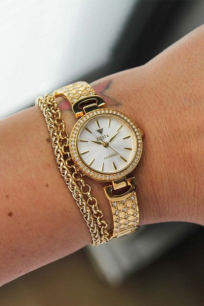 Fiesta Fs600892 Women's Wrist Watch with Steel Cord