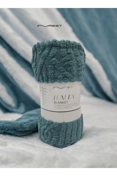 INREST Soft Blanket Luxurious Fur Single Single Size 150x220 cm - Multi Color