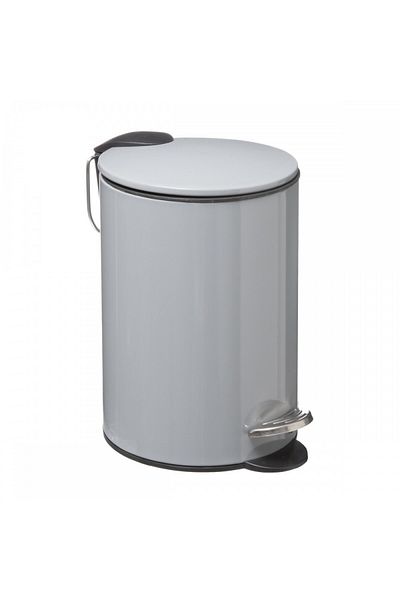 5FIVE Jaune Gri waste bin, metallic, 3 liters, 17 x 25 cm
