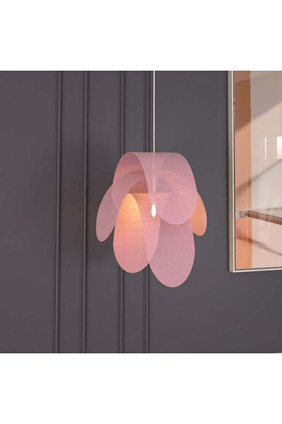 Ucandle Modern pink iron pendant light