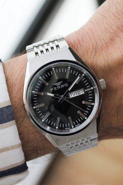 FERRO F43012A2 Men's Wrist Watch with Steel Cord