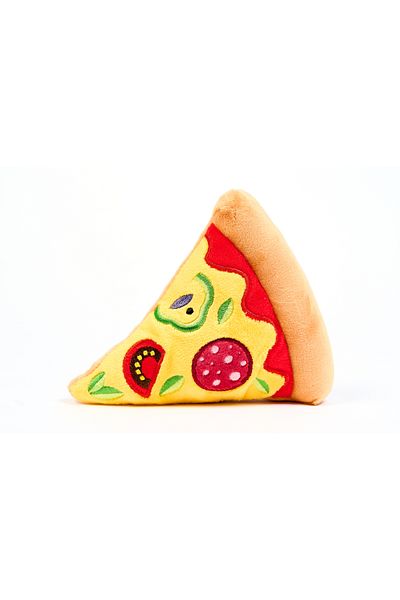 Famous Frenchie Jucarie pentru caini Pizza Paws, 15 cm