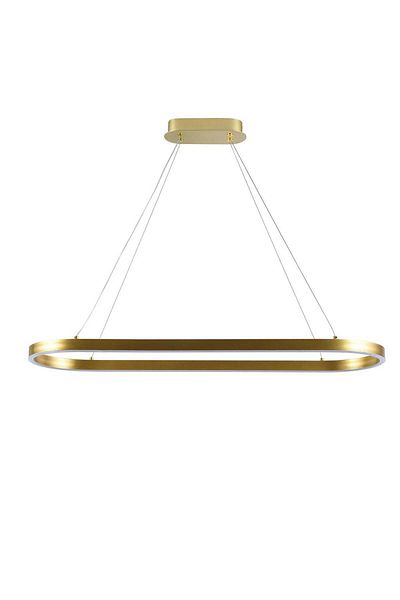 Ucandle Modern Oval Pendant Light - Gold 25W