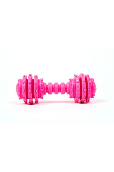 Famous Frenchie Jucarie os pentru caini Bone-appetit, roz, 12 cm