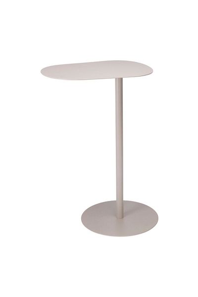 H&S collection Masă laterală din metal gri taupe, Colecția H&S, 35xH53 cm – Design minimalist