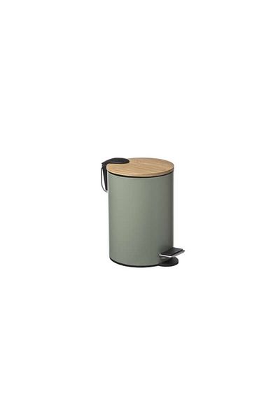 5FIVE Mout waste bin, with pedal, green, 3 liters, 17 x 24 cm