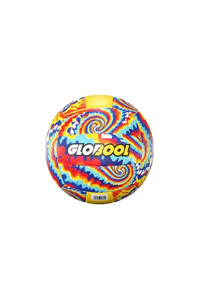 GLOBO Minge volei copii, piele ecologica, 23 cm, Globo, cu cusaturi, PVC, mod...