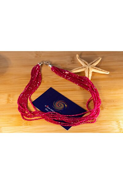 DORUK KRİSTAL YAŞAM yakut kolye gümüş