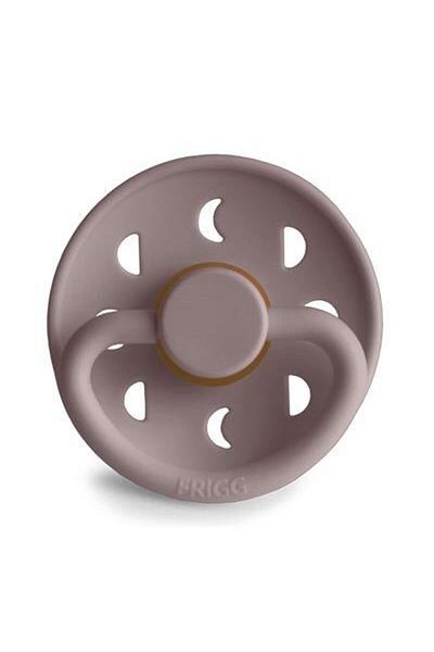 Frigg Moon Phase Rubber Pacifier - Twilight Mauve 6-18 Months