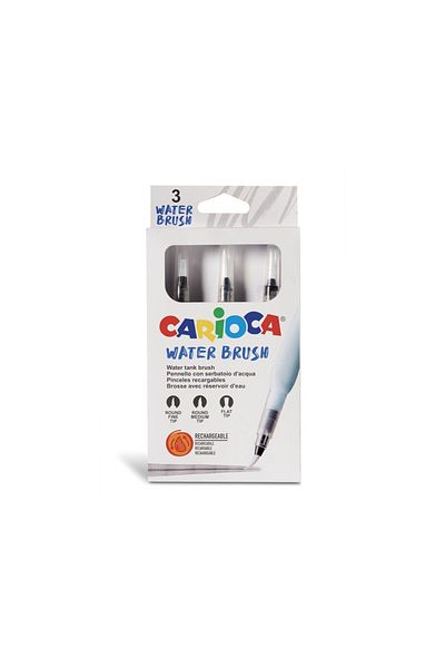 CARIOCA brushes with reservoir 3 pcs/set