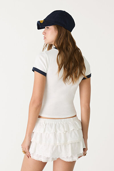 Stradivarius Baskılı kısa kollu tişört