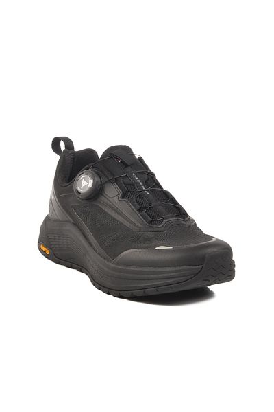 AYK'S Humtto Black Fishing Line Lace-Up Mesh Men's Sports Shoes 360918 m