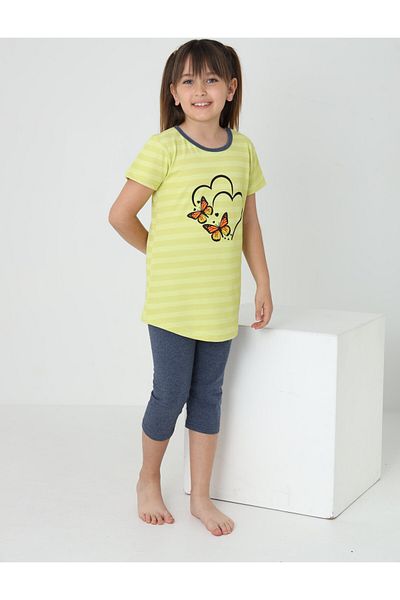 ERTA GOLD Girl's Summer Capri Suit