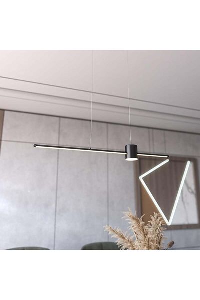Ucandle LED linear pendant lighting with small circle